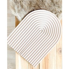 Arch Büyük Beton Dekoratif Sunum ve Servis Tepsisi