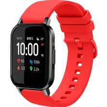 Tagomoon Haylou Watch LS02 ile Uyumlu Kordon Jel Silikon Tokalı Kayış
