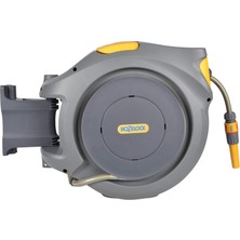 Hozelock 2403-3535H Duvara Monte 30 M Hortumlu Otomatik Geri Sarmalı Hortum Toplama Makara Seti + 2672H Duş Başlıklı Hortum Tabancası