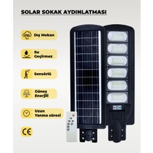 AC Aydınlatma 300W Solar Sokak Aydınlatması 6500K (Beyaz Işık)