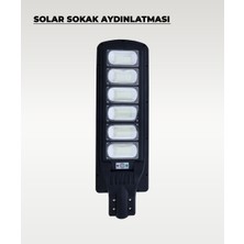 AC Aydınlatma 300W Solar Sokak Aydınlatması 6500K (Beyaz Işık)