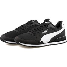 Puma St Runner V3 Mesh 384640 01 Erkek Siyah-Beyaz Günlük Spor Ay