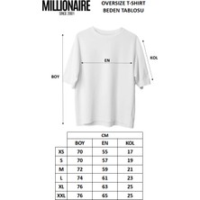 Erkek Lacivert Kupa As Kuru Kafa Oversize Fit Bol Geniş Kalıp Salaş Kesim T-Shirt