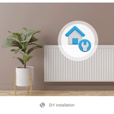 Ezviz T55 Akıllı Radyatör Termostatı – Kablosuz Sıcaklık Kontrolü, Mobil Uyumlu, Enerji Tasarrufu | Fynix Teknoloji