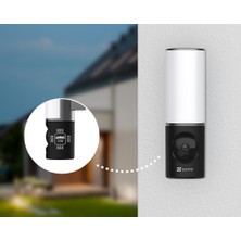 Ezvız Lc3 4mp Wi-Fi Akıllı Güvenlik Kamerası ve LED Işıklı Duvar Armatürü – Hareket Algılamalı, Gece Görüşlü, Iki Yönlü Sesli, Alarm Destekli, IP65 Dış Mekân | Fynix Teknoloji