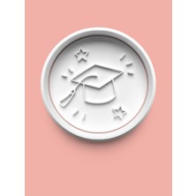 Aktastore Mezuniyet Temalı Kurabiye Kalıbı ve Şeker Hamuru Kalıbı