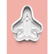 Aktastore Savaş Uçağı Kurabiye Kalıbı ve Şeker Hamuru Kalıbı