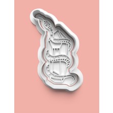 Aktastore Yılan Figürü Kurabiye Kalıbı ve Şeker Hamuru Kalıbı