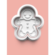 Aktastore Zencefilli Kurabiye Adamı Kurabiye Kalıbı ve Şeker Hamuru Kalıbı