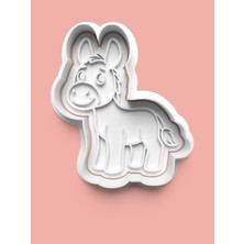 Aktastore Eşek Figürü Kurabiye Kalıbı ve Şeker Hamuru Kalıbı