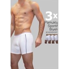 Tatkan - 3'lü - Pamuklu , Sportif Biyeli Erkek Boxershort