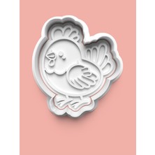 Aktastore Tavuk Figürü Kurabiye Kalıbı ve Şeker Hamuru Kalıbı