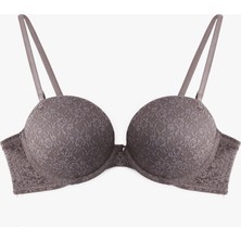 Koton Çıkarılabilir Askılı Ekstra Dolgulu Maximizer Destekli Dantelli Sütyen