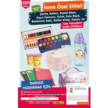 Tuğset Etiket Okul Etiketi Sonic Kalem Defter Etiketi Özel Isim Yazılabilen Etiket Seti - Isim ETIKETI-T551-OE19