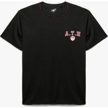 Koton Kısa Kollu Regular Fit Bisiklet Yaka Baskılı Spor Tişört