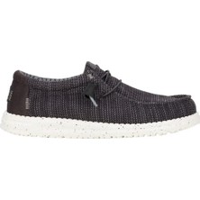 Hey Dude Wally Stretch Sox Erkek Ayakkabı - Siyah / Beyaz