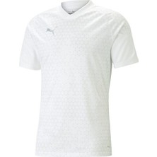 Puma Teamcup Training Jersey Erkek Futbol Tişörtü 65798404 Beyaz