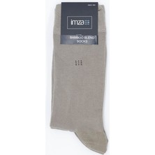 Bej Düz Bambu Soket Çorap 1060250150