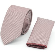 Gül Kurusu Kuş Gözü Desen  6 cm  Kravat 1090250201