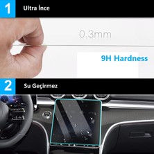 Tesla Model Y Juniper Uyumlu 2025 Ön ve Arka Ekran 9h Nano Ekran Koruyucu Set