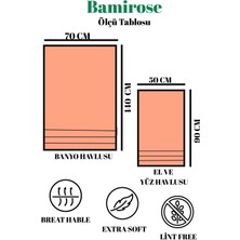Liana 50X90 70X140 cm 4'lü Banyo Havlu Takımı, Plaj Havlusu, Peştemal