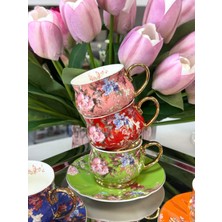 Rose 6 Kişilik Porselen Fincan Takımı 90 Ml-LIA-05