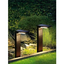 HL-5176 10W Solar Bahçe Armatür Güneş Enerjili LED Kazıklı Çim Armatürü Bahçe Aydınlatma-Günışığı