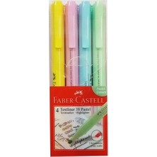Faber-Castell 4'lü Pastel Fosforlu Kalem Seti 38 Kalem Tipi Kokusuz ve Pratik Kullanım