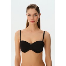 Suwen Kadın Strapless Sütyen Sw5360 Siyah/75E