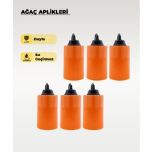 AC Aydınlatma Turuncu Ağaç Feneri 6 Adet