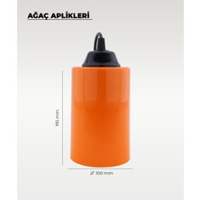 AC Aydınlatma Turuncu Ağaç Feneri 6 Adet