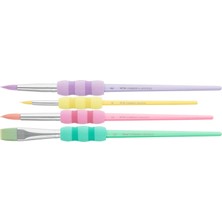 Faber-Castell Soft Touch Fırça Seti Pastel Renkler 4'lü