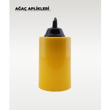 AC Aydınlatma Sarı Silindir Ağaç Feneri - 6 Adet