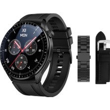 Digi Monster GT42 PLUS Akıllı Saat | 3 Kordon |  Kablosuz Şarj | Bluetooth Görüşme | Nabız & Uyku Takibi | iOS & Android Uyumlu