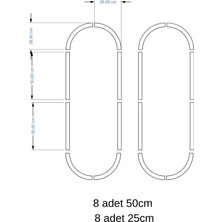 Modern Dekoratif Duvar Paneli – Ahşap Duvar Çıtası Oval Serisi