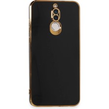 Toptan Bulurum Newface Huawei Mate 10 Lite Kılıf Volet Silikon - Siyah