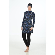 Tam Kapalı Büyük Beden Tesettür Mayo 3318-B