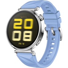 NovStrap Huawei Watch Gt6 41mm Gt4 41mm Gt5 41mm ile Uyumlu Kordon (18mm Pimli) Lansman Prizma Silikon Kayış