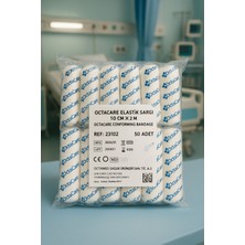 Octacare Elastik Sargı Bezi 10 cm x 2 M 50 Rulo (Adet) Deprem/sağlık Çantası /eczadolabı/ilk Yardım.