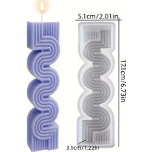 Zig Zag Mum Silikon Kalıp (BÜYÜK)(S836)