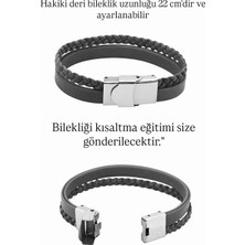 Archin Balık Burçlarına Özel Doğal Yeşil Derili Çiçek Figürlü 14 Ayar Altın Plakalı Hediye Bileklik-452BURÇ