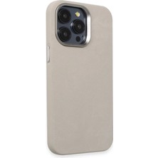 iPhone 14 Pro Kılıf Velvet Magsafe Kapak - Titan Gri
