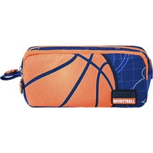 Muggle 2 Bölmeli Basketball Kalemlik Mavi (MU-5882)