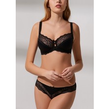 Suwen Lily Slip Külot - Siyah