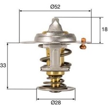 Mahle TX32792D -Knecht-Behr TX32792D Termostat Thermostat Housing 1098228
