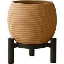 Yuvarlak Ayaklı Modern Saksı