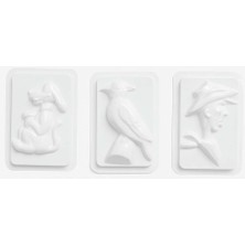 Paras Ticaret 8 Farklı Model Küçük Boy Alçı Kalıbı (1 Pakette 8 Adet (Farklı Model))