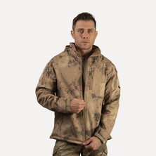 Wolftrap Tactical Jandarma Kamuflaj Softshell Mont 2036 5 Cepli Çöl Kamuflaj Mont
