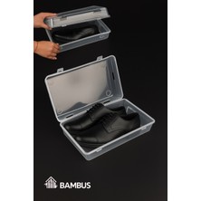 Bambus Home 10'lu Şeffaf Erkek Ayakkabı Kutusu