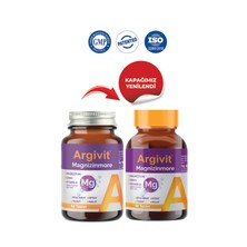 Argivit Magnizinmore Magnezyum, Çinko ve Vitamin D Içeren Takviye Edici Gıda 60 Tablet
